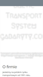 Mobile Screenshot of gabaryty.com