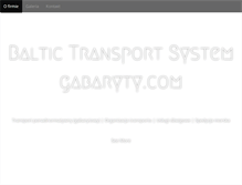 Tablet Screenshot of gabaryty.com